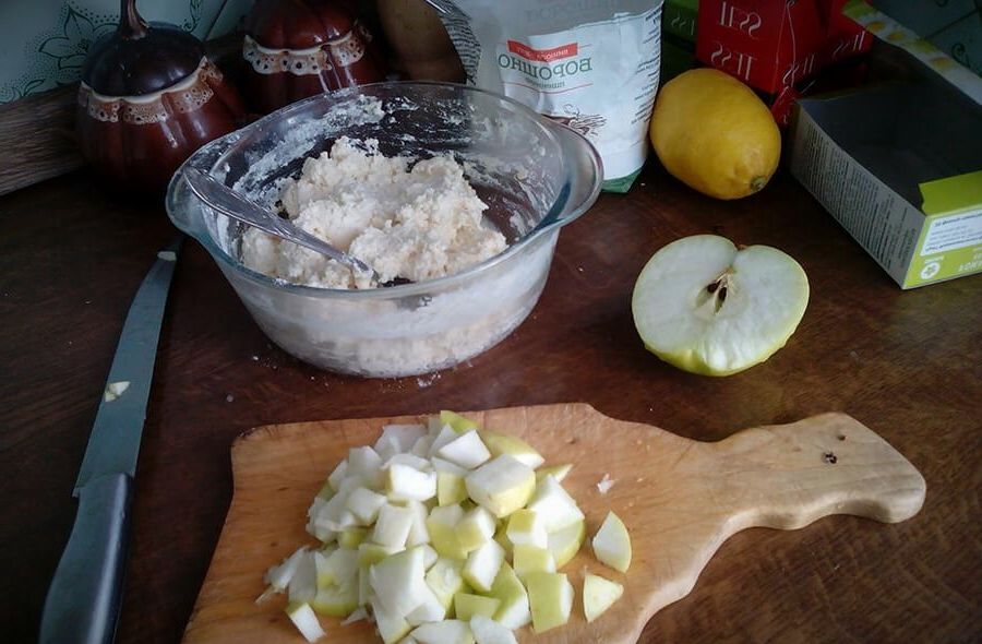 сырники из творога с яблоками рецепт с фото пошагово