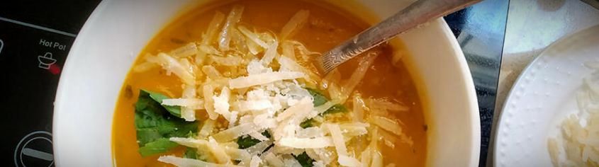 Вкусный, полезный и нежный крем-суп из батата и моркови | 1
