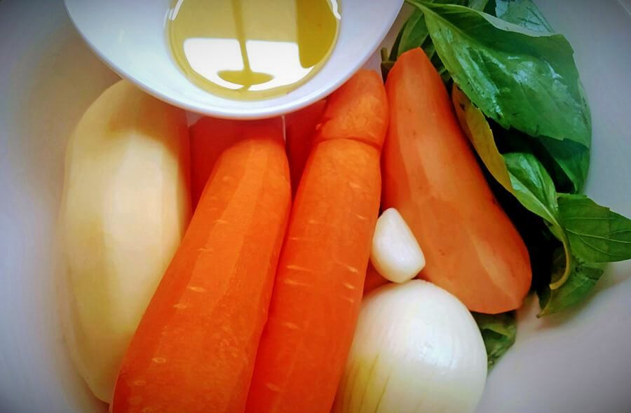 Вкусный, полезный и нежный крем-суп из батата и моркови | 3